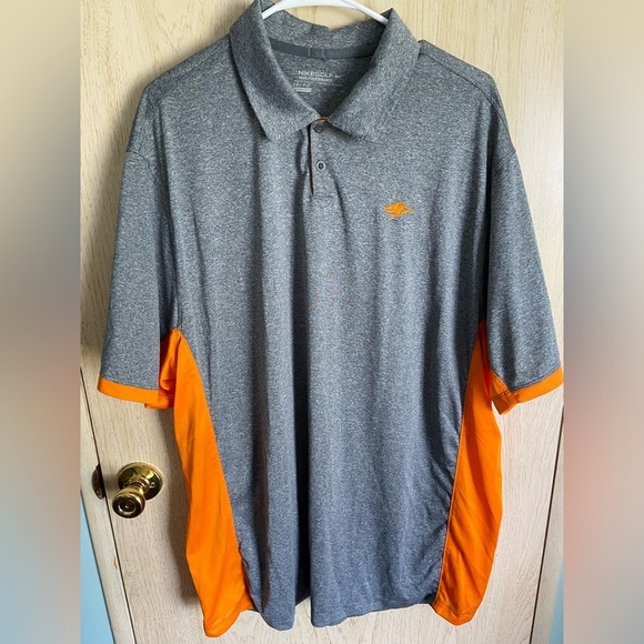 Nike Other - NIKE Dri-Fit Heather Grey & Orange Disney Cruise line DCL Polo Golf Shirt XXL